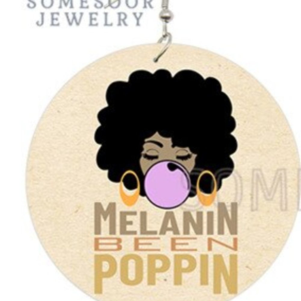 ❤ 4/$15❤  Urban Wooden Print Melanin Poppin